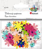 A`45 Kwiaty Papierowe - Magia Kolorów dla Wyjątkowych Dekoracji i Upominków
