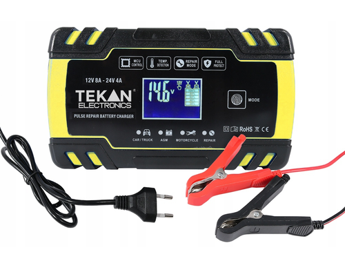 MOCNY PROSTOWNIK AUTOMATYCZNY LCD 12V 8A - 24V 4A na Arena.pl