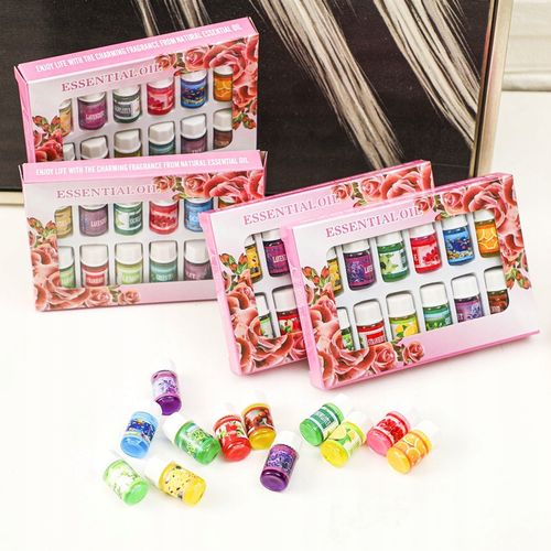 NAWILŻACZ POWIETRZA DYFUZOR ZAPACHOWY + 12x OLEJKI ETERYCZNE AROMATERAPIA na Arena.pl