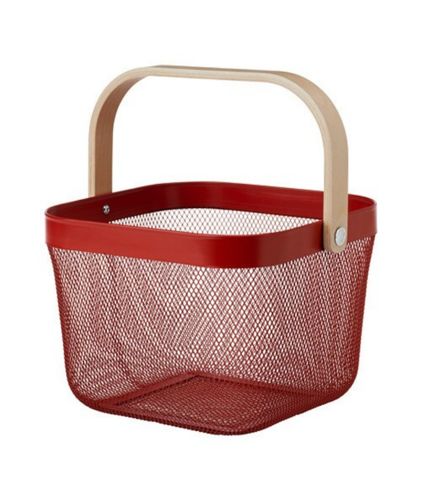 IKEA RISATORP Kosz czerwony 25x26x18cm. na Arena.pl