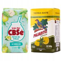 Yerba Mate CBSe Frutos del Valle + Pajarito Limon 2x500g 1kg ZESTAW