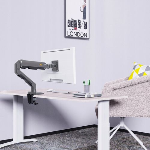G60 Regulowany Uchwyt Biurkowy do Monitorów 27'-45' Sprężyna Mechaniczna na Arena.pl