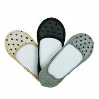 Niskie Stopki Skarpetki Balerinki Damskie Wzór w Serca 3-PAK MORAJ 38-41