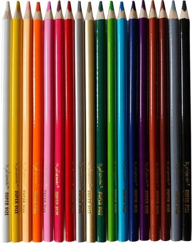 Kredki Szkolne Trójkątne Super Size 18 Kol. + Tem na Arena.pl