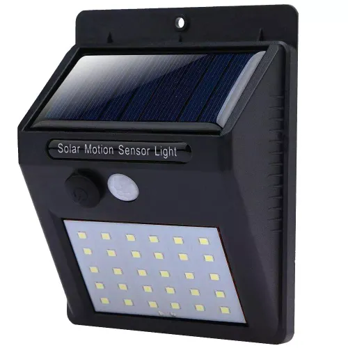 Lampa solarna 30 LED smd czujnik ruchu zmierzchu na Arena.pl