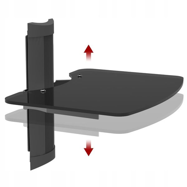 Półka ścienna RTV wisząca Dekoder Konsola DVD 10kg zdjęcie 10