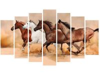 OBRAZ KONIE BIEGNĄCE GALOPEM