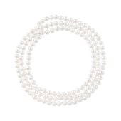 piękny klasyczny naszyjnik z naturalnych pereł 120/150 cm