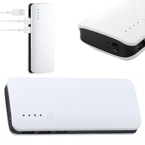 Powerbank 20 000 mAh 3xUSB czarny Z LATARKĄ LED na Arena.pl