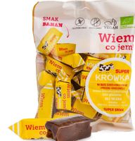 Eko KRÓWKI WEGAŃSKIE BANANOWE BANAN BEZ GLUTENU LAKTOZY 150g Super FUDGIO