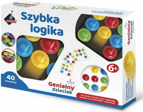GENIALNY DZIECIAK SZYBKA LOGIKA gra logiczna dla dzieci +6 lat na Arena.pl