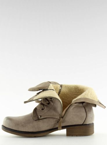Botki workery beżowe 17103-13 KHAKI - 41 na Arena.pl
