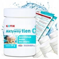 Aktywny Tlen do Basenu Jacuzzi SPA Chemia Basenowa bez Chloru Tabletki