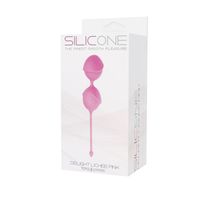 kulki palline delight pussy lichee silicone pink