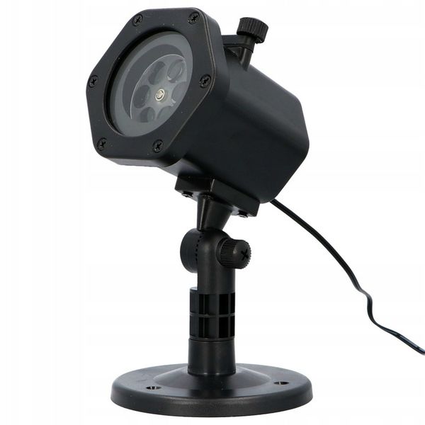 Projektor LASEROWY + świąteczny LED reflektor RZUTNIK 12 KART 6W 48 WZORÓW zdjęcie 8