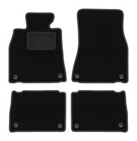 Dywaniki samochodowe welurowe do: Lexus LS III 2000-2006 sedan czarne
