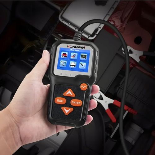 Tester Akumulatorów Konnwei KW650 z LCD Miernik Rozruchu Cyfrowy 6V 12V USB na Arena.pl