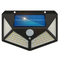 Lampa Solarna z Czujnikiem Ruchu i Zmierzchu Klinkiet 100 Led Mocna