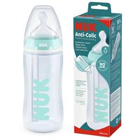 NUK FC+ Butelka antykolkowa z czujnikiem ciepła ANTI-COLIC 300ml smoczek 0m+