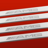 Listwa progowa MERCEDES C W202 AMG Stal nierdzewna 304 mat 4szt