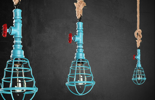 Lampa wisząca NEWCASTLE BLUE na Arena.pl