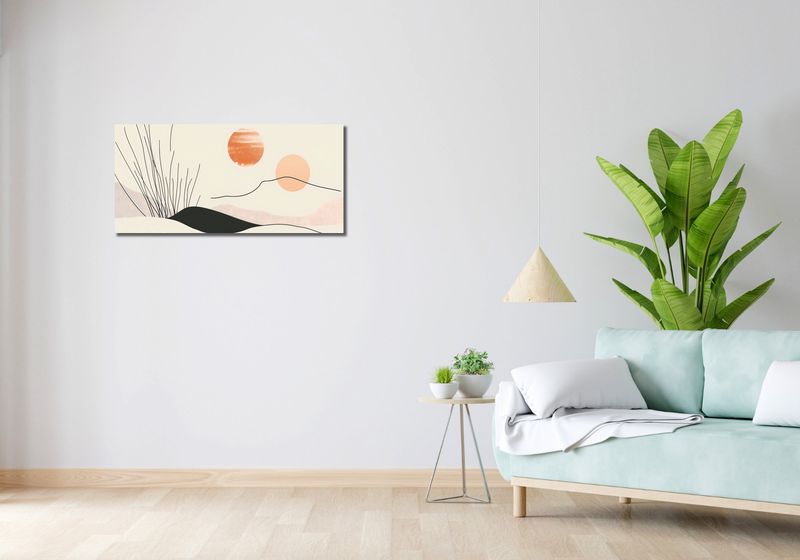 Obraz 90x40cm Miękkie Wzgórze zdjęcie 2