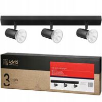 Lampa Sufitowa LED Szyna Regulowana Kinkiet 3x E27