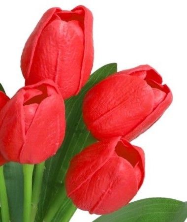 TULIPANY BUKIET TULIPANÓW GUMOWANE GUMOWE SILIKONOWE JAK ŻYWE zdjęcie 2