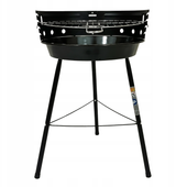 Grill węglowy turystyczny okrągły przenośny regulowany ruszt