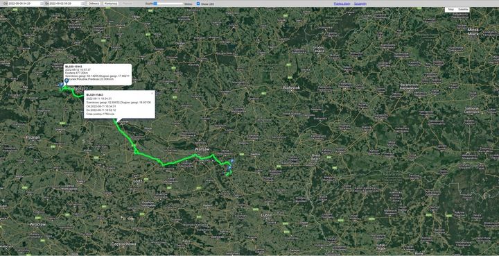 Lokalizator GPS GSM BL012 TRACKER PODSŁUCH osób teczek bagażu APKA BLOW zdjęcie 9