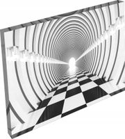 OBRAZ na płótnie tunel abstrakcja 3D 120x80