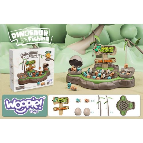 WOOPIE Gra Łowienie Dinozaurów Rybek 2 Wędki na Arena.pl