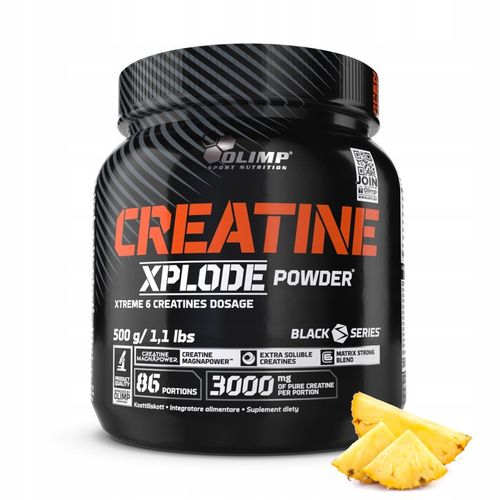 OLIMP CREATINE XPLODE 500g STACK MONO KREATYNA JABŁCZAN KREATYNY ANANAS na Arena.pl