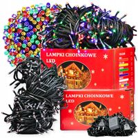LAMPKI ŚWIATEŁKA NA CHOINKĘ ZEWNĘTRZNE WEWNĘTRZNE 300 LED MULTI KOLOR MOCNE