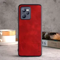 Etui AIORIA Vintage LEATHER do Realme C35 / Realme Narzo 50A Prime czerwony