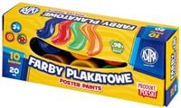 FARBY PLAKATOWE 10 KOL 20ML ASTRA STANDARD BOX