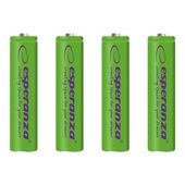 baterie akumulatorki 4szt. R03 AAA 1000mah ESPERANZA  | EZA102G