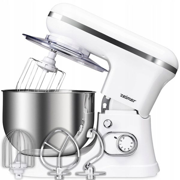 ROBOT PLANETARNY MIKSER ZELMER ZKR1350 1200W 6 PRĘDKOŚCI 5L STAL zdjęcie 1