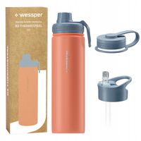 Butelka termiczna bidon termos stalowy na kawę Wessper B3 THERMOSTEEL 0,7l