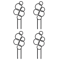 Podpórka do roślin Drabinka Pergola na kwiaty x4