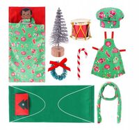 ZESTAW UBRANKA I AKCESORIA DLA ELFA PSOTNIKA ELF ON THE SHELF HAMAK KOCYK