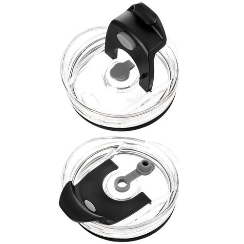 stalowy kubek termiczny termos 1200ml z rączką i słomką orion 112284 czarny na Arena.pl