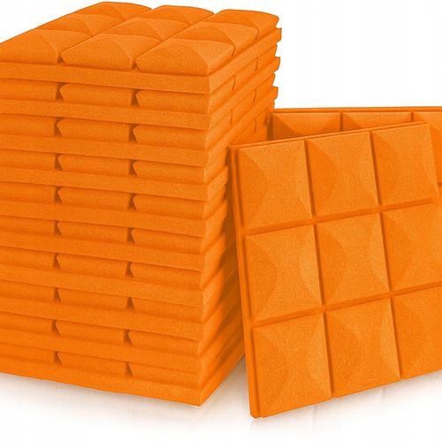 Pianka akustyczna KOSTKA wypukła 30x30x5 cm Panel wygłuszający BUFFO na Arena.pl