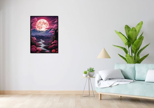 Plakat 60x80cm Różowa Kraina Marzeń na Arena.pl