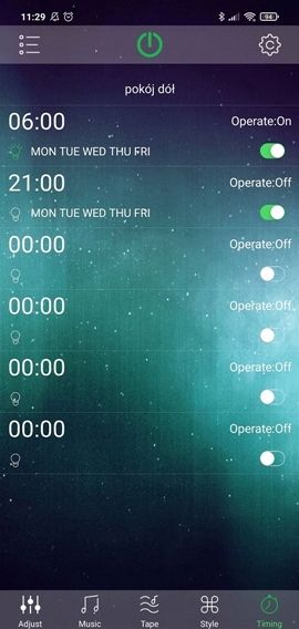 Taśma LED 30M RGB 5050 Bluetooth APLIKACJA ZESTAW zdjęcie 3