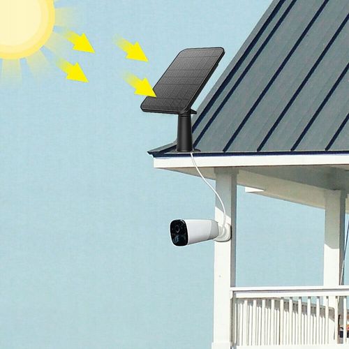 PANEL SŁONECZNY 4W DO KAMERY BEZPIECZEŃSTWA, PANEL SŁONECZNY MICRO USB na Arena.pl