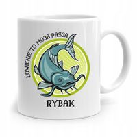 Kubek Prezent Wędkarza Rybaka Łowienie To Pasja Z Nadrukiem Ze Zdjęciem