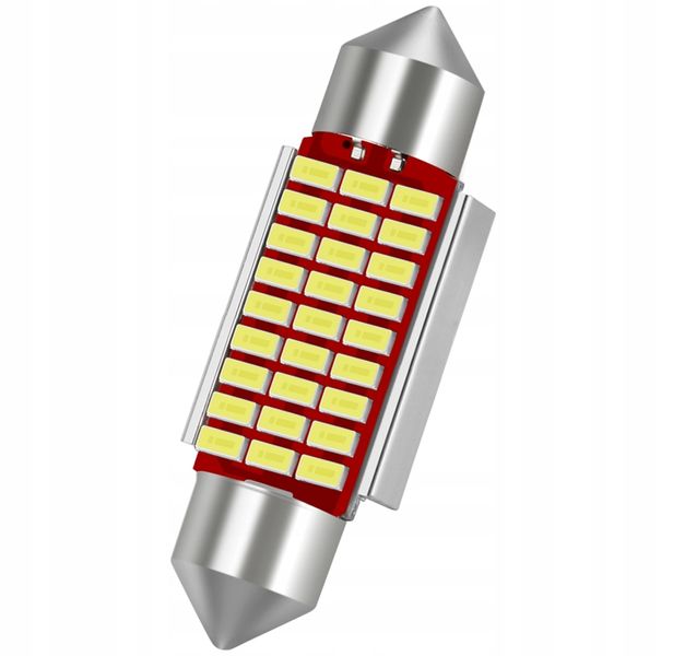 ŻARÓWKA RURKA LED 36MM C3W C5W 27SMD CANBUS MOCNA zdjęcie 1