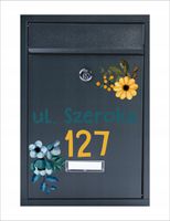 SKRZYNKA NA LISTY POCZTOWA z nadrukiem UV twój napis adres numer domu
