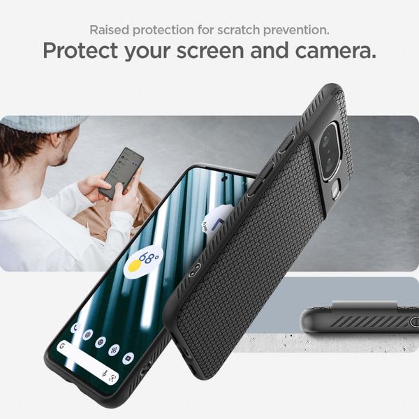 SPIGEN LIQUID AIR GOOGLE PIXEL 8 MATTE BLACK zdjęcie 14